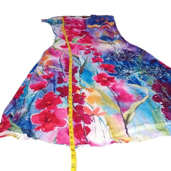 NWOT Maxi Dress Casual Floral with Pockets - Picture 6 of 8